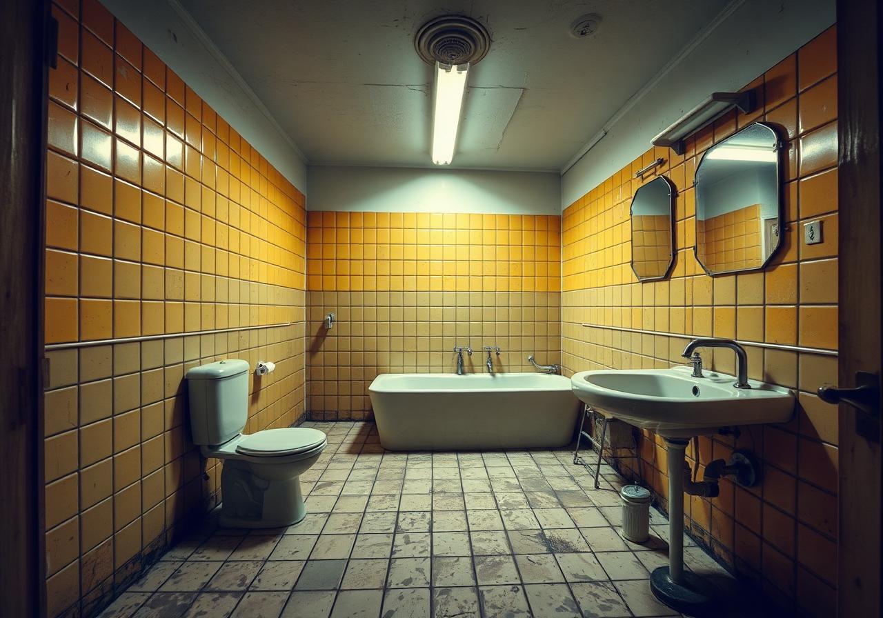 Salle de bain — Mont-Saint-Aignan avant