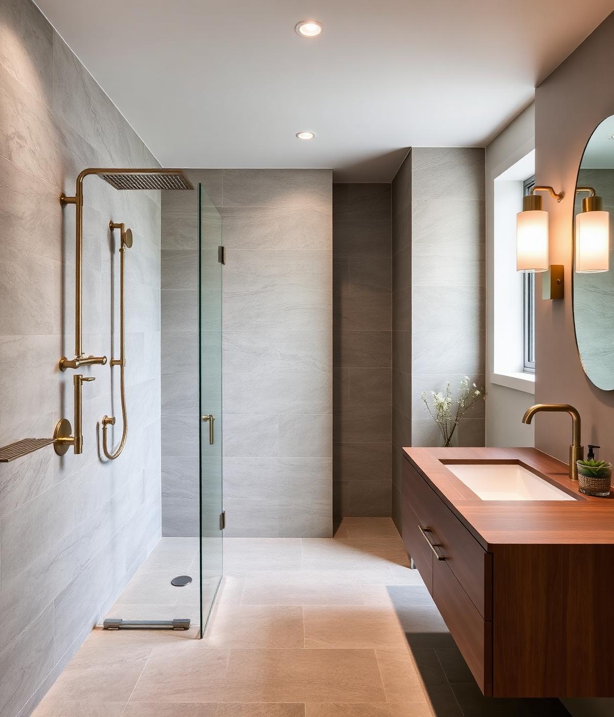Salle de bain contemporaine